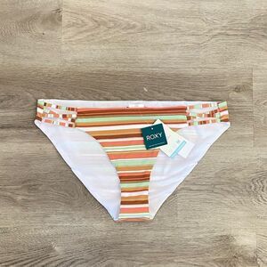 Roxy Bottoms Bikini PT Beach Classics Full Coverage in Baked Clay Strip